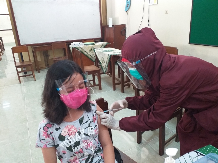 Imunisasi Human Papillomavirus (HPV) di SDK Sang Timur Yogyakarta