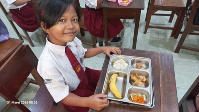 Hari Pertama MBG di SDK Sang Timur Yogyakarta, Siswa Langsung Antusias